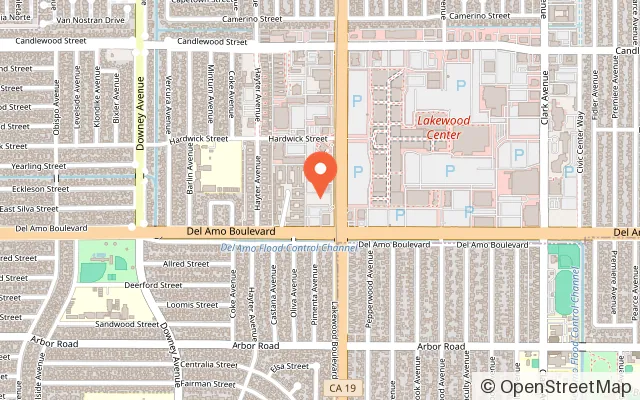 Map showing Sender One Climbing and Sender City - Lakewood in Lakewood, CA