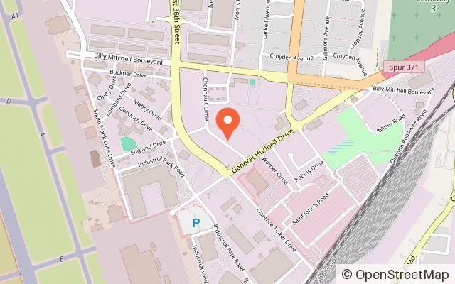 Map showing Tech Port Gaming in San Antonio, TX