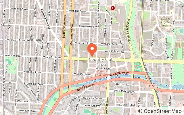 Map showing Puttery in Kansas City, MO