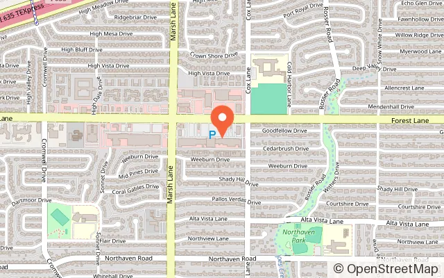 Map showing We Rock the Spectrum - Dallas in Dallas, TX