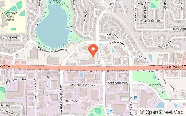 Map showing CrossBat in Burnsville, MN