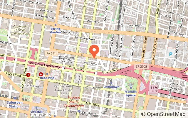 Map showing Movement Callowhill in Philadelphia, PA