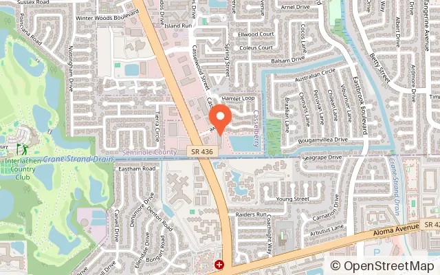 Map showing Play Paradise in Winter Park, FL