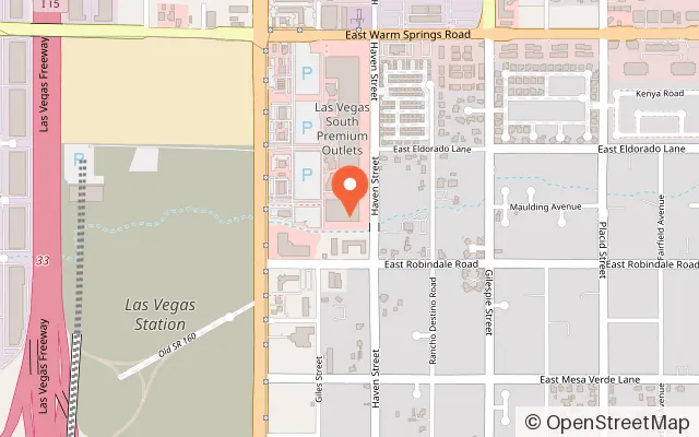 Map showing Round1 Arcade - Las Vegas in Las Vegas, NV