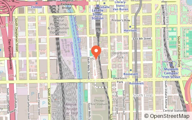 Map showing Play Street Museum - South Loop in Chicago, IL