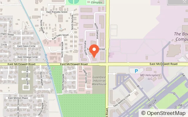 Map showing Elevate Trampoline Park- McDowell Road, Mesa in Mesa, AZ