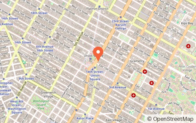 Map showing Activate Games in New York, NY