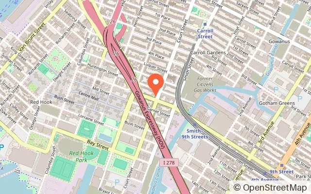 Map showing Discovery Den Playhouse in Brooklyn, NY