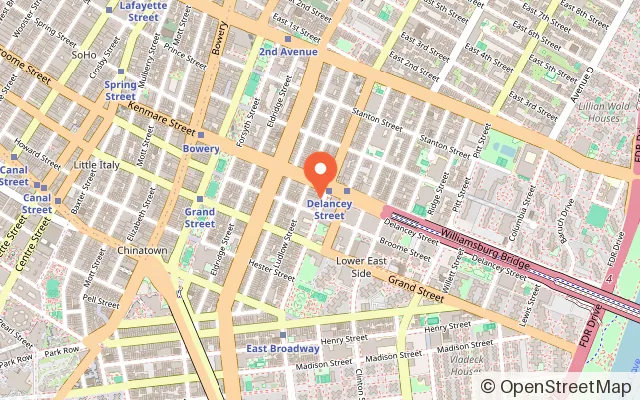 Map showing Immersive Gamebox - Essex Crossing, Lower East Side in New York, NY