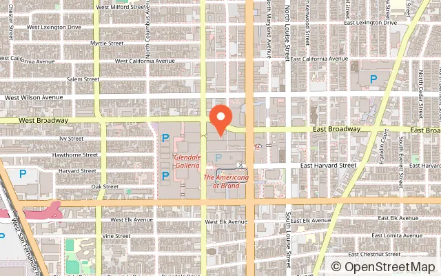 Map showing Go bonkers Glendale in Glendale, CA