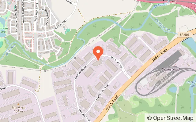 Map showing Cozy Village Play Cafe in Sterling, VA