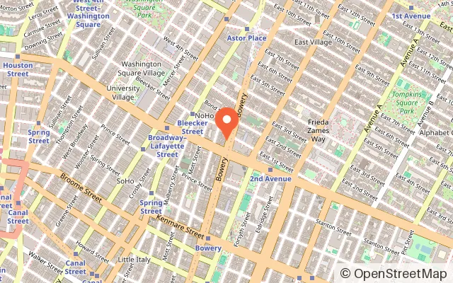 Map showing Game of 1000 Boxes in New York, NY