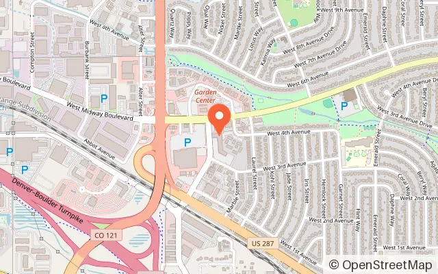 Map showing We Rock The Spectrum - Denver NorthWest in Broomfield, CO