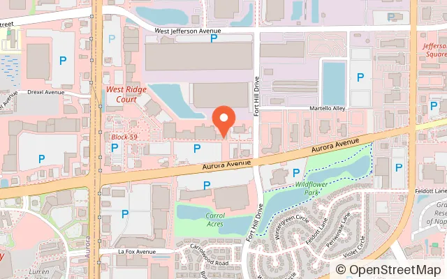 Map showing Escapology Escape Rooms Naperville in Naperville, IL