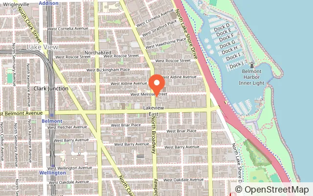Map showing Family Room Chicago in Chicago, IL