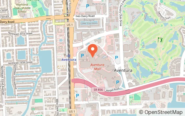Map showing Rainbow Valley Playground in Aventura, FL