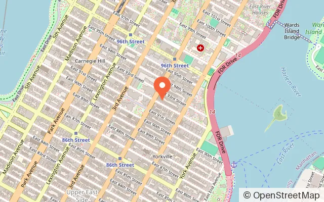 Map showing Play-On NYC in New York, NY