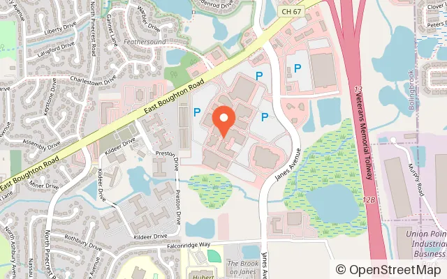 Map showing Kids Empire Bolingbrook in Bolingbrook, IL