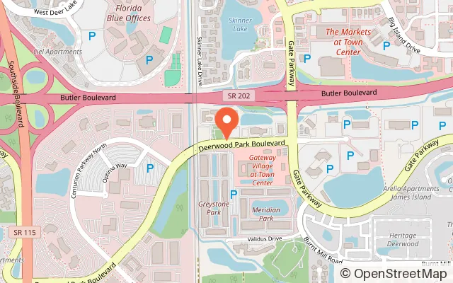 Map showing Stone Climbing - JAX in Jacksonville, FL