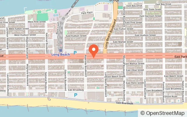 Map showing Liddle Bites Play Cafe in Long Beach, NY