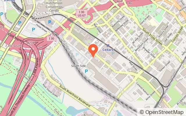 Map showing SPARK! Dallas in Dallas, TX
