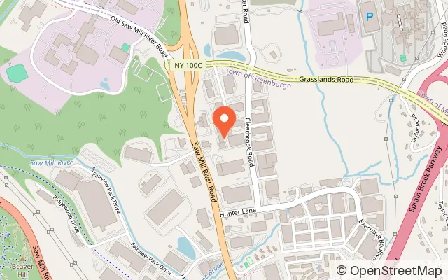 Map showing The Play Place Elmsford in Elmsford, NY