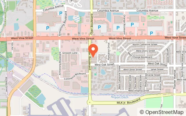 Map showing Skate Reflections in Kissimmee, FL