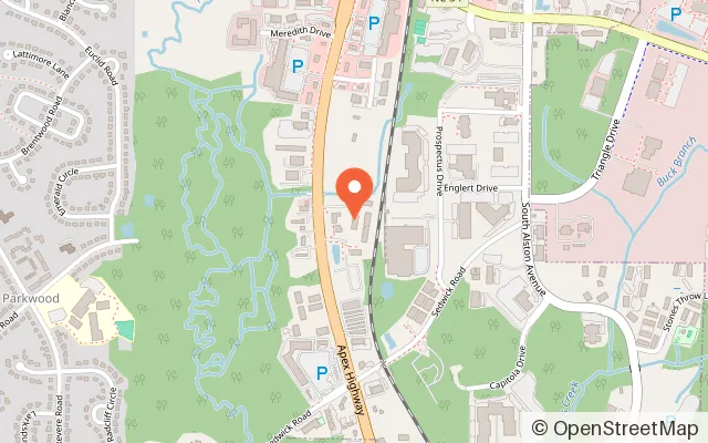 Map showing Big Bear Bounce in Durham, NC