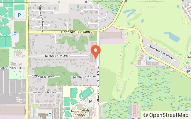 Map showing GroWild Boutique Playroom in Camas, WA