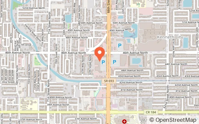 Map showing Catapult Adventure Park St. Pete in St. Petersburg, FL