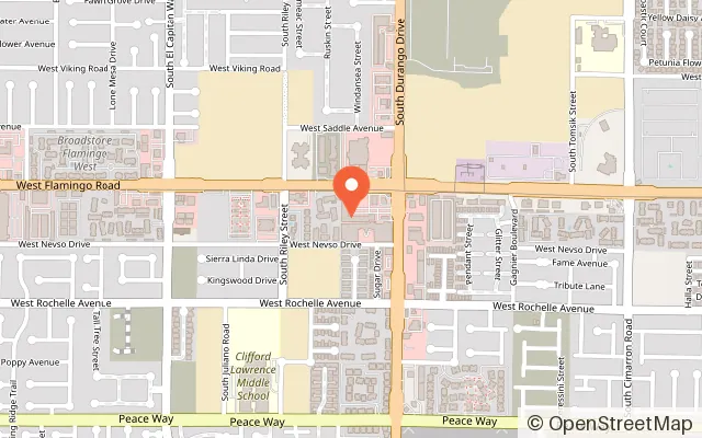 Map showing Claw World in Las Vegas, NV