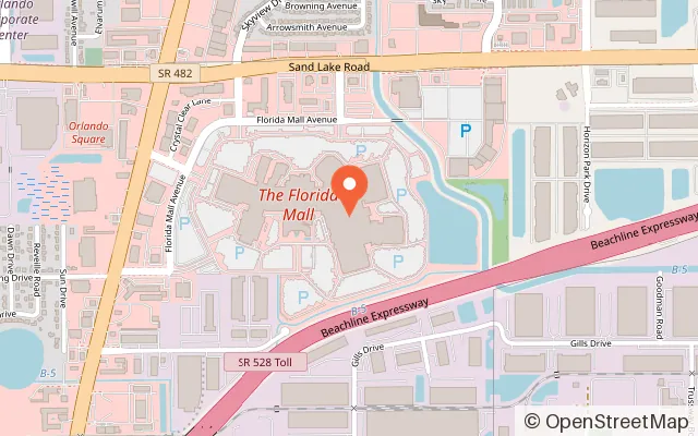 Map showing Game Park in Orlando, FL