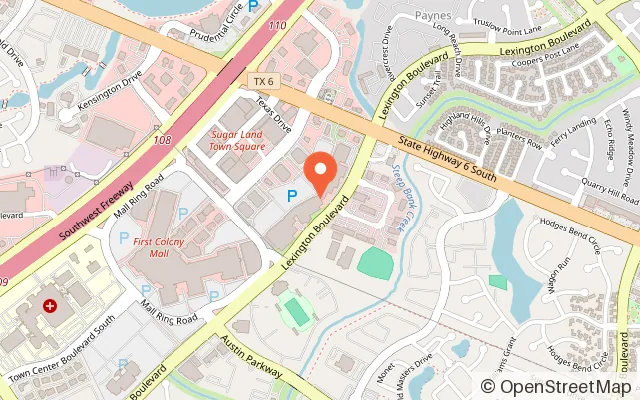 Map showing Cheeky Monkeys - Sugar Land in Sugar Land, TX