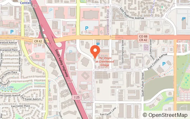 Map showing The 1up Arcade Bar - Greenwood Village in Greenwood Village, CO