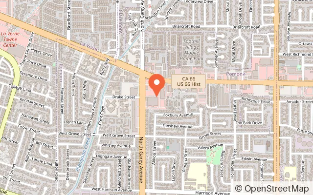 Map showing Kids Empire Pomona in Pomona, CA