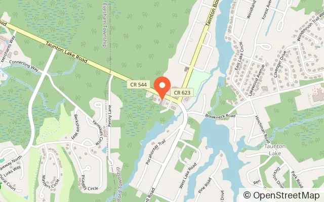 Map showing A Playce to Grow Play Studio in Medford, NJ