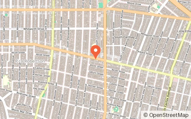 Map showing SAY CHEEZ LA in Los Angeles, CA