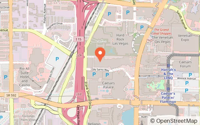 Map showing Great Big Game Show Las Vegas in Las Vegas, NV