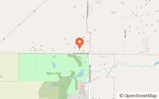 Map showing Wayback Barn in McKinney, TX