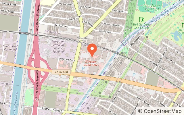 Map showing HAPIK Climbing Gym – South Gate in South Gate, CA