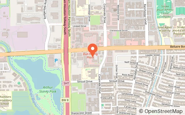 Map showing Claw Mania Kingdom in Houston, TX