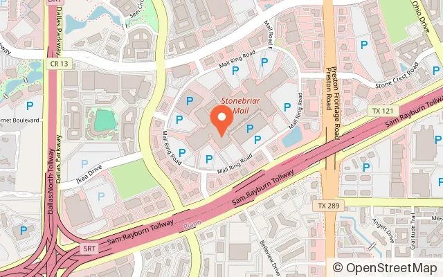 Map showing Play Area in Frisco, TX