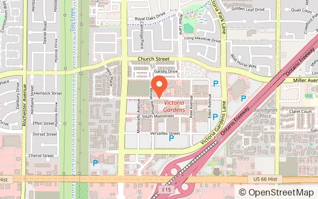 Map showing Immersive Gamebox - Victoria Gardens, Rancho Cucamonga in Rancho Cucamonga, CA