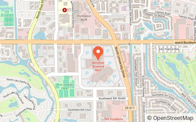 Map showing Go Playland - Indoor Playground & Party Center in Plantation, FL
