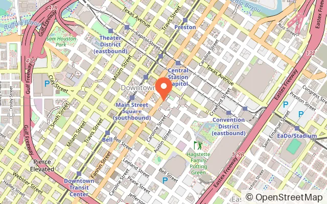 Map showing Puttshack - Houston in Houston, TX