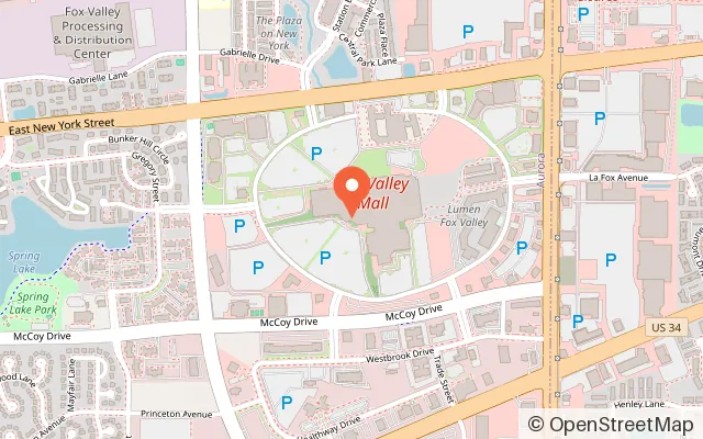 Map showing FunFlatables - Aurora in Aurora, IL