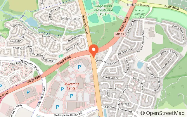 Map showing Krazy koala in Germantown, MD