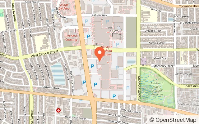 Map showing Zoomizoomi Kids Club in Torrance, CA