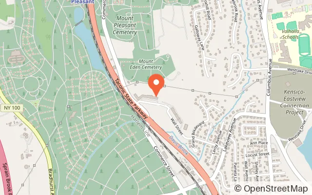 Map showing Movement Valhalla in Valhalla, NY