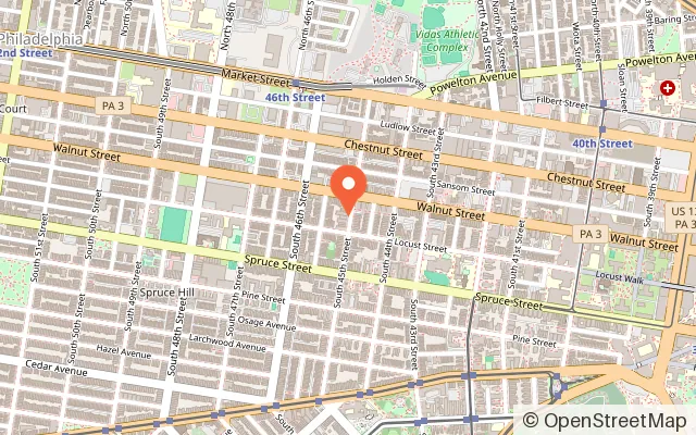 Map showing Playology in Philadelphia, PA